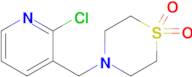 4-((2-Chloropyridin-3-yl)methyl)thiomorpholine 1,1-dioxide