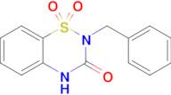 2-Benzyl-2h-benzo[e][1,2,4]thiadiazin-3(4h)-one 1,1-dioxide