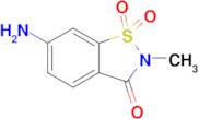 6-Amino-2-methylbenzo[d]isothiazol-3(2h)-one 1,1-dioxide