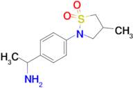 2-(4-(1-Aminoethyl)phenyl)-4-methylisothiazolidine 1,1-dioxide