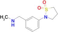 2-(3-((Methylamino)methyl)phenyl)isothiazolidine 1,1-dioxide