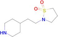 2-(2-(Piperidin-4-yl)ethyl)isothiazolidine 1,1-dioxide