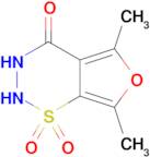 5,7-Dimethyl-2,3-dihydro-4h-furo[3,4-e][1,2,3]thiadiazin-4-one 1,1-dioxide