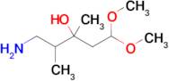 5-Amino-1,1-dimethoxy-3,4-dimethylpentan-3-ol