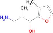 3-Amino-2-methyl-1-(3-methylfuran-2-yl)propan-1-ol