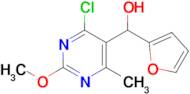 (4-Chloro-2-methoxy-6-methylpyrimidin-5-yl)(furan-2-yl)methanol