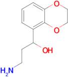 3-Amino-1-(2,3-dihydrobenzo[b][1,4]dioxin-5-yl)propan-1-ol