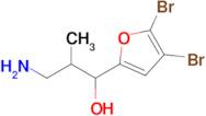 3-Amino-1-(4,5-dibromofuran-2-yl)-2-methylpropan-1-ol