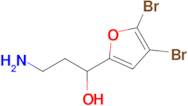 3-Amino-1-(4,5-dibromofuran-2-yl)propan-1-ol