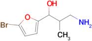 3-Amino-1-(5-bromofuran-2-yl)-2-methylpropan-1-ol