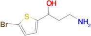 3-Amino-1-(5-bromothiophen-2-yl)propan-1-ol