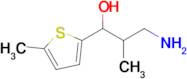 3-Amino-2-methyl-1-(5-methylthiophen-2-yl)propan-1-ol