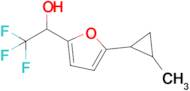 2,2,2-Trifluoro-1-(5-(2-methylcyclopropyl)furan-2-yl)ethan-1-ol