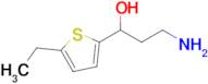 3-Amino-1-(5-ethylthiophen-2-yl)propan-1-ol