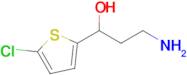 3-Amino-1-(5-chlorothiophen-2-yl)propan-1-ol