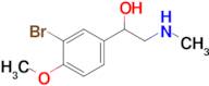 1-(3-Bromo-4-methoxyphenyl)-2-(methylamino)ethan-1-ol