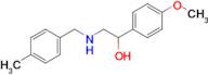 1-(4-Methoxyphenyl)-2-((4-methylbenzyl)amino)ethan-1-ol