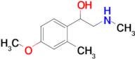 1-(4-Methoxy-2-methylphenyl)-2-(methylamino)ethan-1-ol