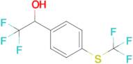 2,2,2-Trifluoro-1-(4-((trifluoromethyl)thio)phenyl)ethan-1-ol