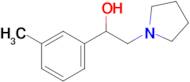 2-(Pyrrolidin-1-yl)-1-(m-tolyl)ethan-1-ol