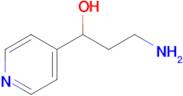 3-Amino-1-(pyridin-4-yl)propan-1-ol