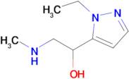 1-(1-Ethyl-1h-pyrazol-5-yl)-2-(methylamino)ethan-1-ol