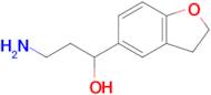 3-Amino-1-(2,3-dihydrobenzofuran-5-yl)propan-1-ol