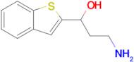 3-Amino-1-(benzo[b]thiophen-2-yl)propan-1-ol