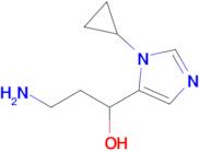 3-Amino-1-(1-cyclopropyl-1h-imidazol-5-yl)propan-1-ol