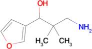 3-Amino-1-(furan-3-yl)-2,2-dimethylpropan-1-ol