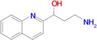 3-Amino-1-(quinolin-2-yl)propan-1-ol