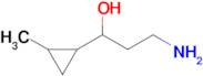 3-Amino-1-(2-methylcyclopropyl)propan-1-ol