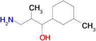 3-Amino-2-methyl-1-(3-methylcyclohexyl)propan-1-ol