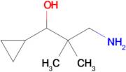 3-Amino-1-cyclopropyl-2,2-dimethylpropan-1-ol