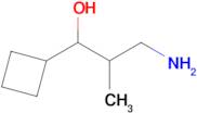 3-Amino-1-cyclobutyl-2-methylpropan-1-ol