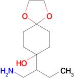 8-(1-Aminobutan-2-yl)-1,4-dioxaspiro[4.5]decan-8-ol