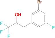 3-(3-Bromo-5-fluorophenyl)-1,1,1-trifluoropropan-2-ol