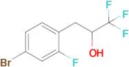 3-(4-Bromo-2-fluorophenyl)-1,1,1-trifluoropropan-2-ol