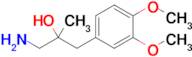 1-Amino-3-(3,4-dimethoxyphenyl)-2-methylpropan-2-ol