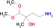 4-Amino-1,1-dimethoxy-2-methylbutan-2-ol