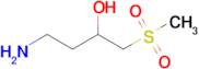 4-Amino-1-(methylsulfonyl)butan-2-ol