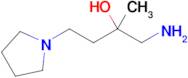 1-Amino-2-methyl-4-(pyrrolidin-1-yl)butan-2-ol