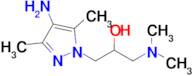 1-(4-Amino-3,5-dimethyl-1h-pyrazol-1-yl)-3-(dimethylamino)propan-2-ol