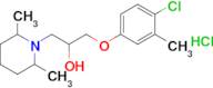 1-(4-Chloro-3-methylphenoxy)-3-(2,6-dimethylpiperidin-1-yl)propan-2-ol hydrochloride