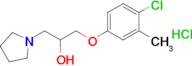 1-(4-Chloro-3-methylphenoxy)-3-(pyrrolidin-1-yl)propan-2-ol hydrochloride