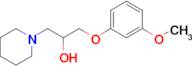 1-(3-Methoxyphenoxy)-3-(piperidin-1-yl)propan-2-ol