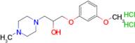 1-(3-Methoxyphenoxy)-3-(4-methylpiperazin-1-yl)propan-2-ol dihydrochloride