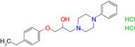 1-(4-Ethylphenoxy)-3-(4-phenylpiperazin-1-yl)propan-2-ol dihydrochloride