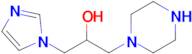 1-(1h-Imidazol-1-yl)-3-(piperazin-1-yl)propan-2-ol