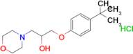 1-(4-(Tert-butyl)phenoxy)-3-morpholinopropan-2-ol hydrochloride